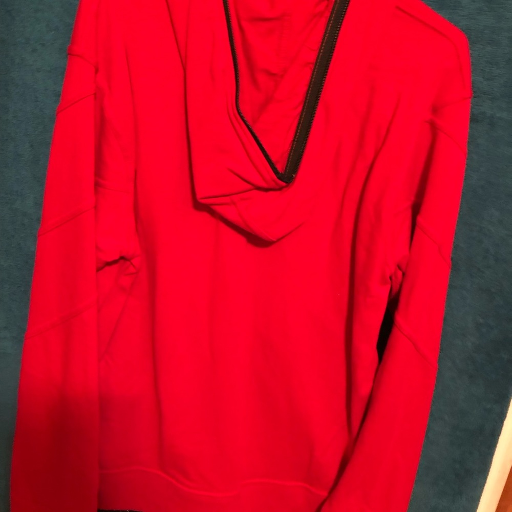 Red Focus Pullover - Picture 4 of 4